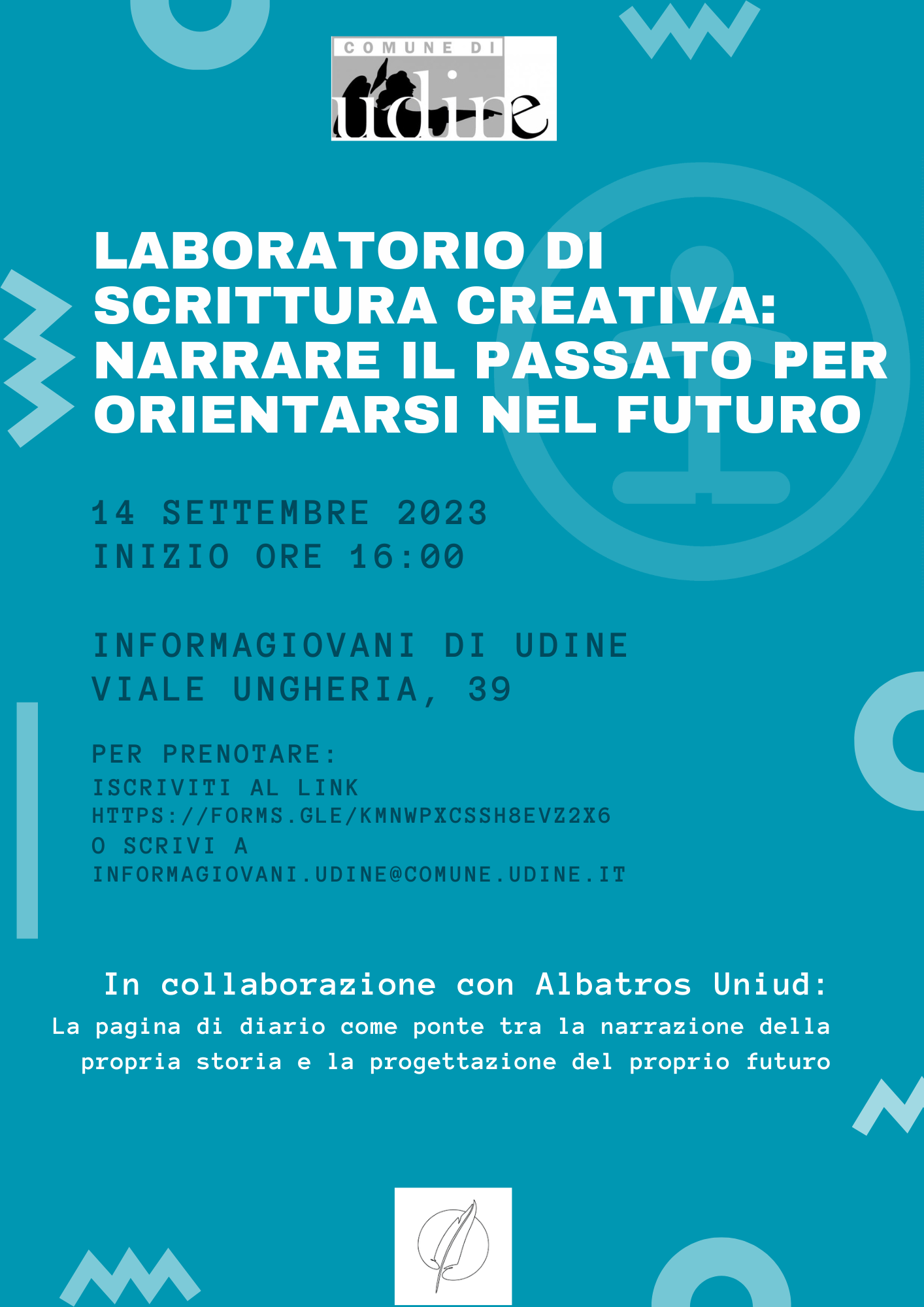 Laboratorio di Scrittura Creativa: Narrare il Passato per Orientarsi nel Futuro presso Informagiovani di Udine