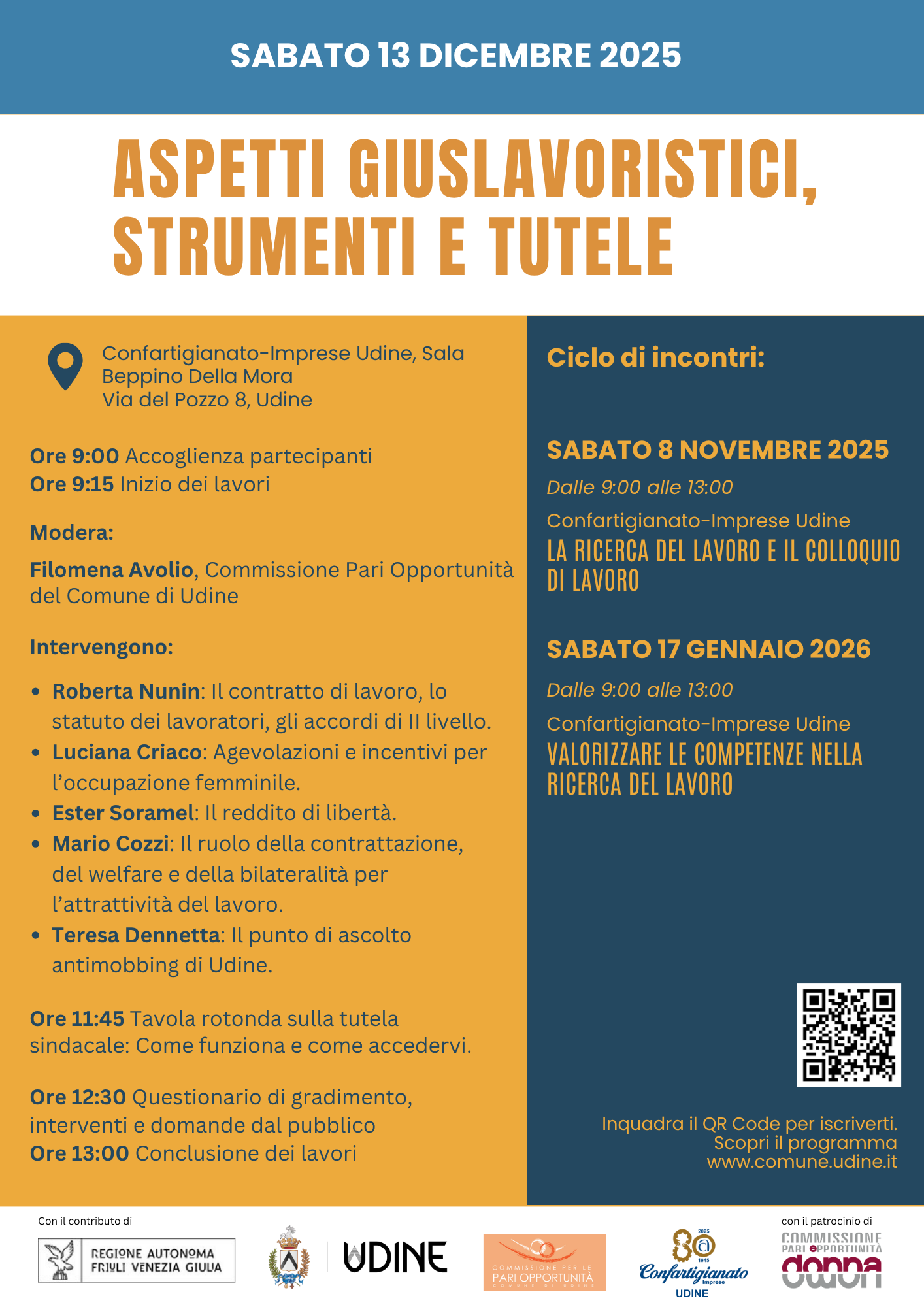 Incontro "(Ri)comincio da me" Sabato 13 dicembre ore 9:00-13:00