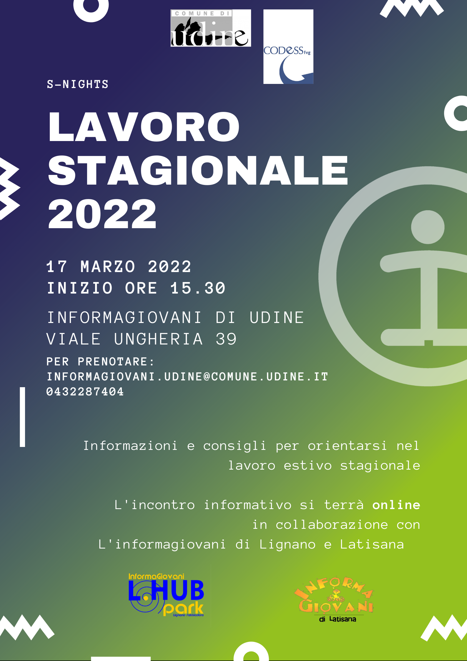 LAVORO STAGIONALE 17/03 - Informagiovani di Udine